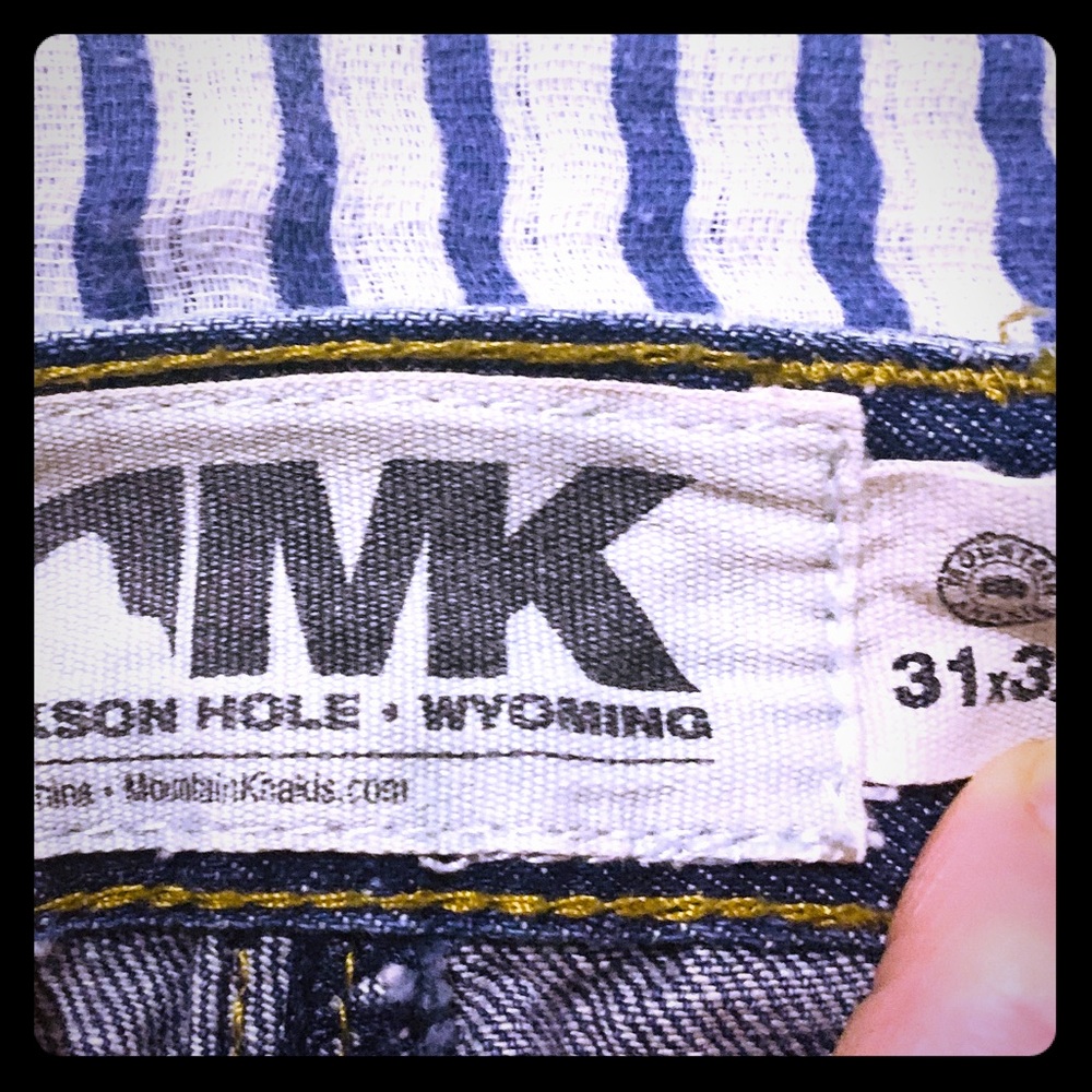 Men’s Montana Khakis Denim Jeans EUC